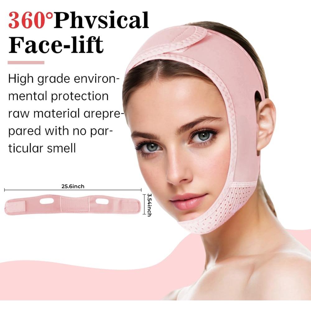 Mascarilla Elevadora Facial ROWMATE Rosa Claro Mediana