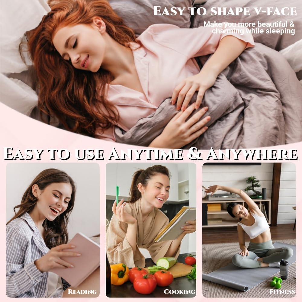 Mascarilla Elevadora Facial ROWMATE Rosa Claro Mediana