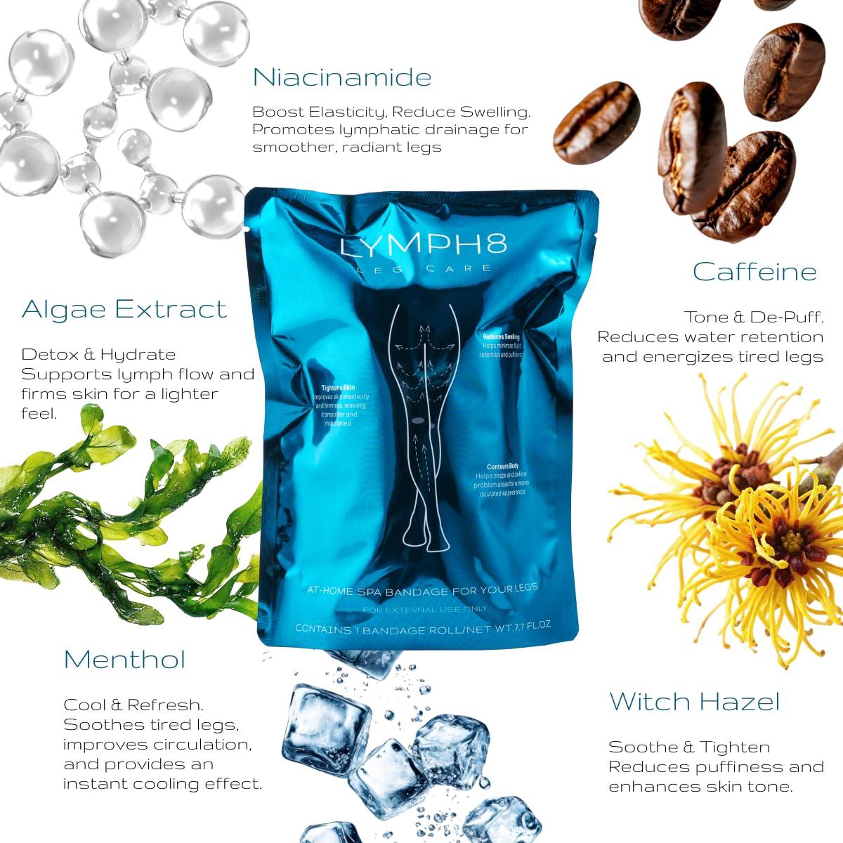 Envoltura Corporal Drenaje Linfático LYMPH8 Mentol 12.19m