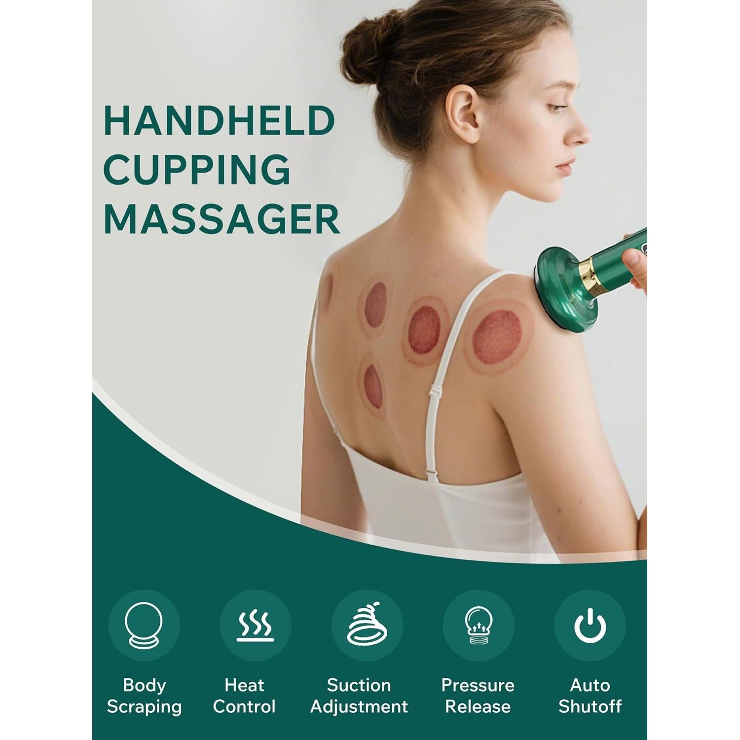 Masajeador de Ventosas Inalámbrico Cilotus A-12 12 Niveles