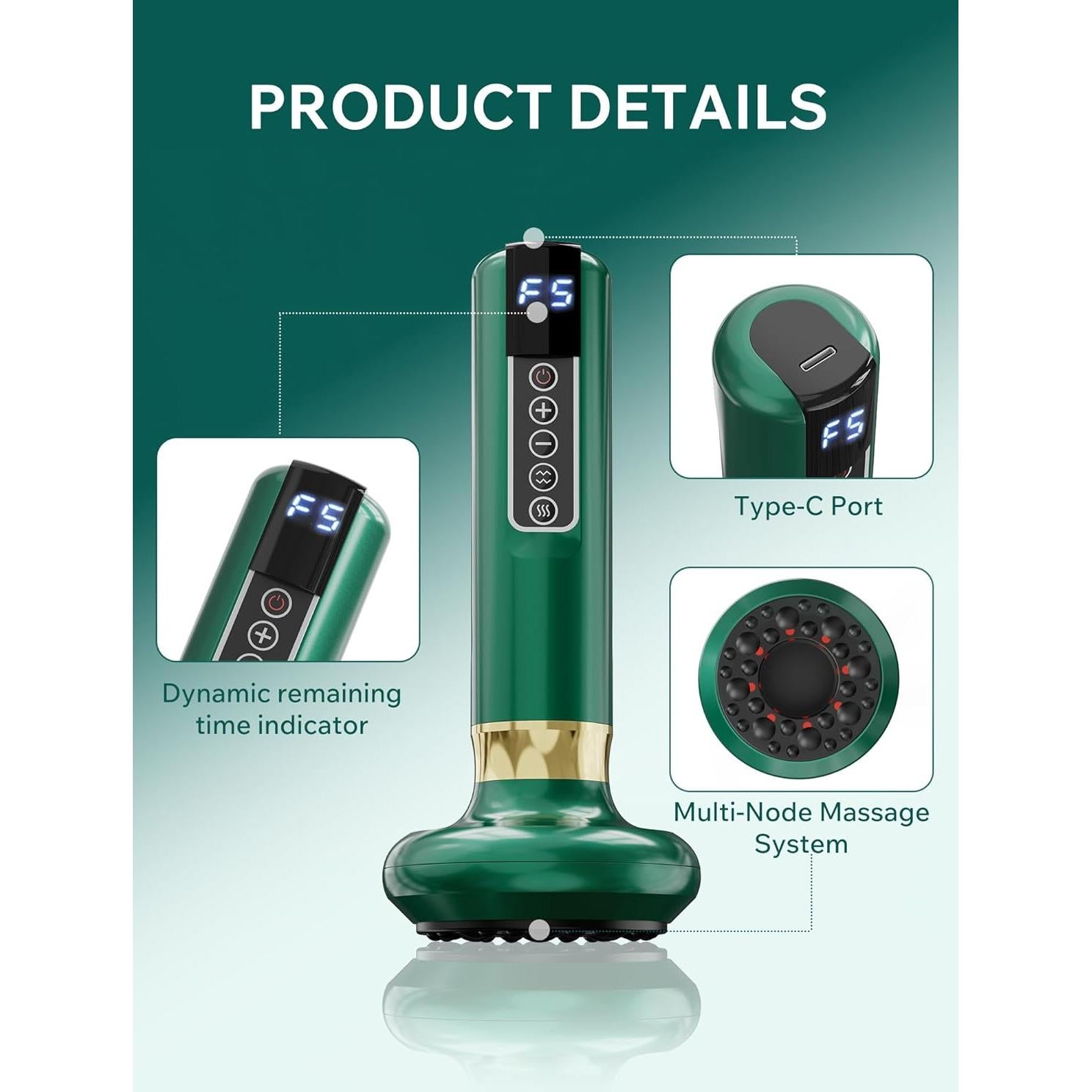 Masajeador de Ventosas Inalámbrico Cilotus A-12 12 Niveles