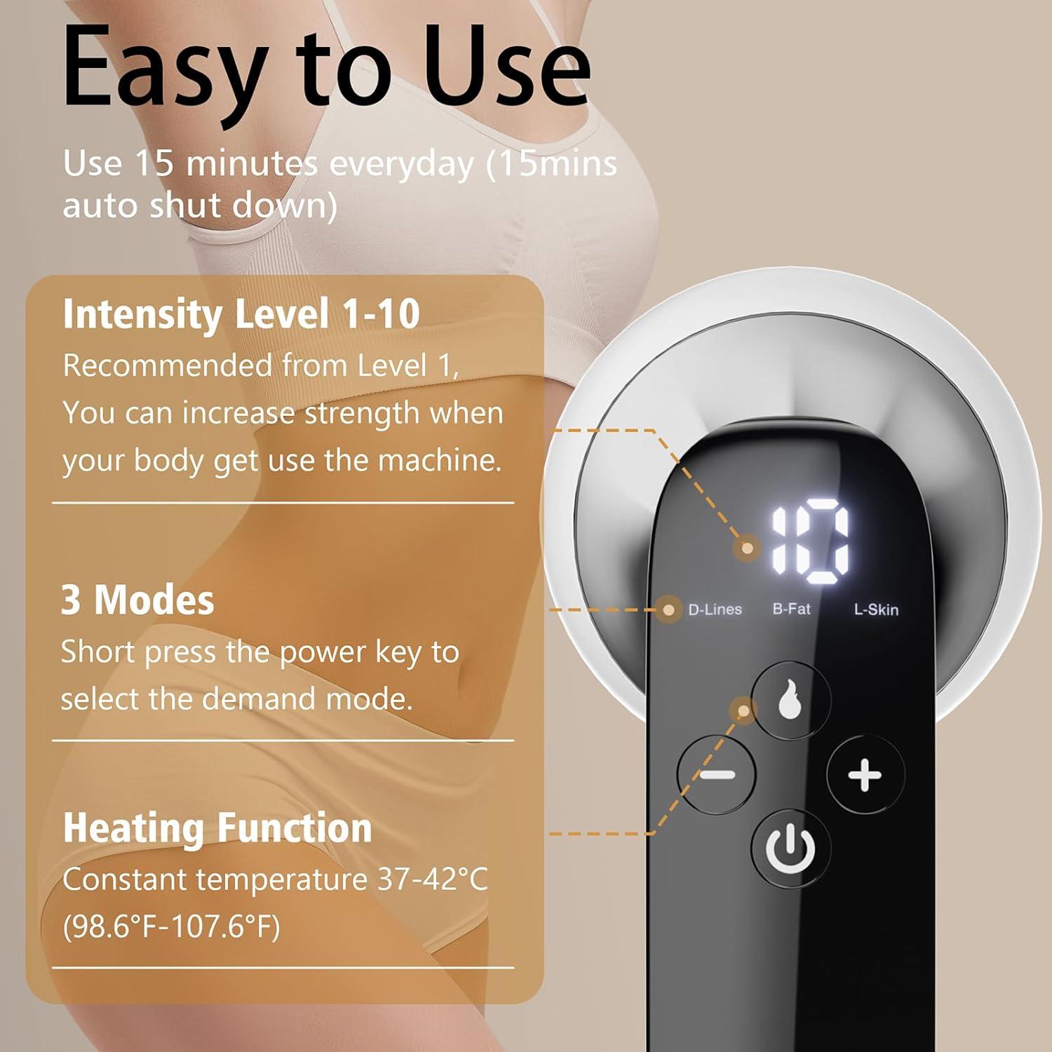 Masajeador Corporal Portátil MOYAC M802 Blanco - Sin Cable