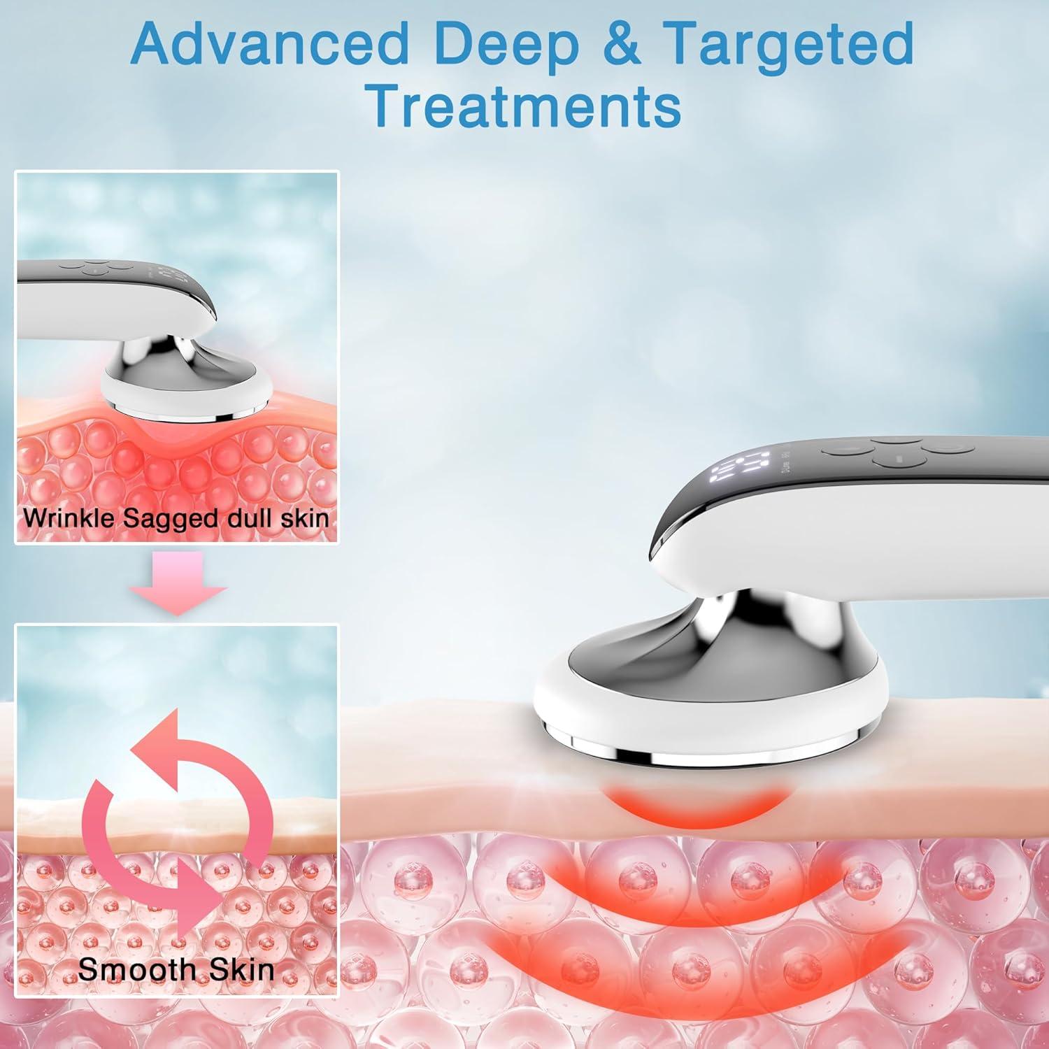 Masajeador Corporal Portátil MOYAC M802 Blanco - Sin Cable