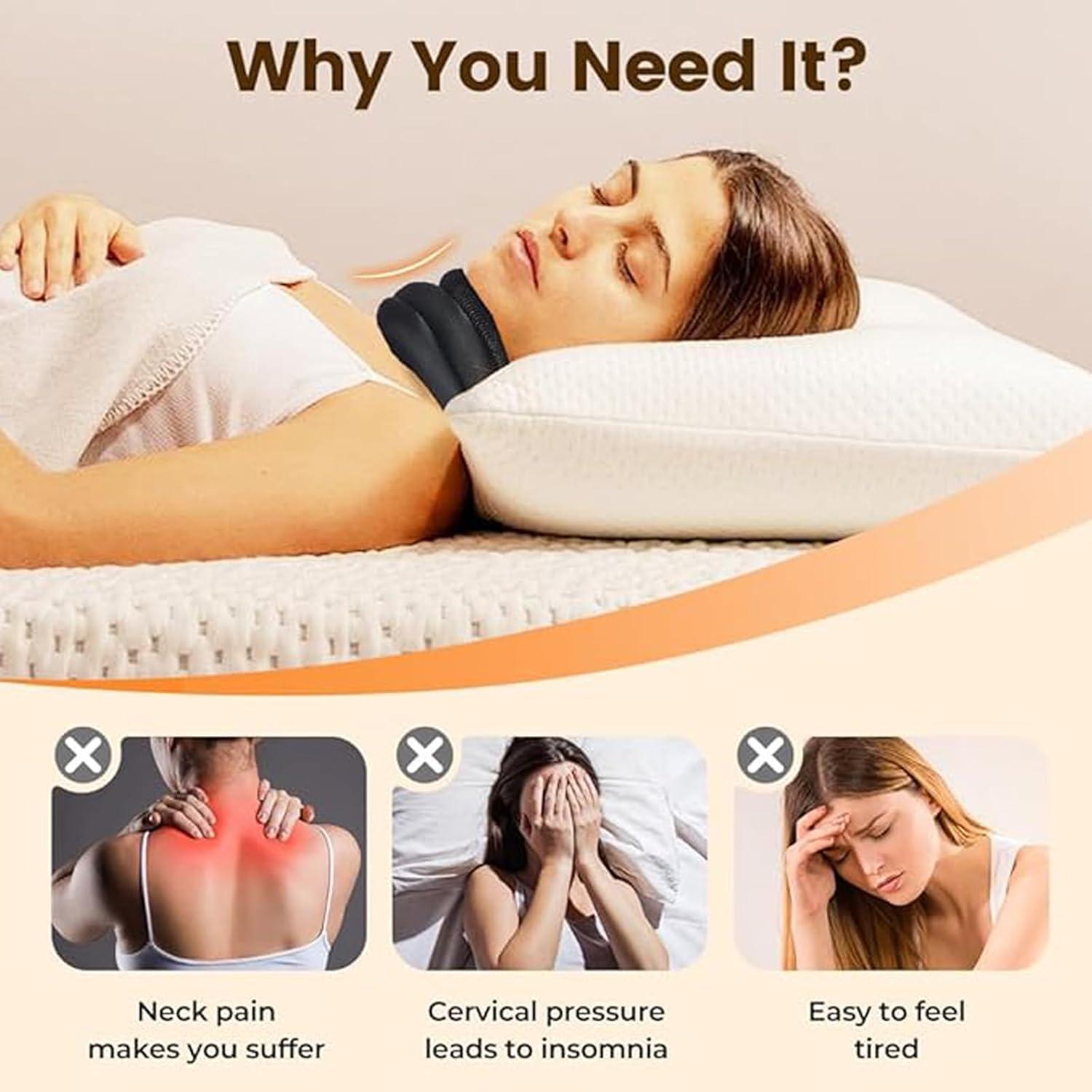 Soporte para el Cuello LAPUOTSP Ajustable Ergonómico Negro