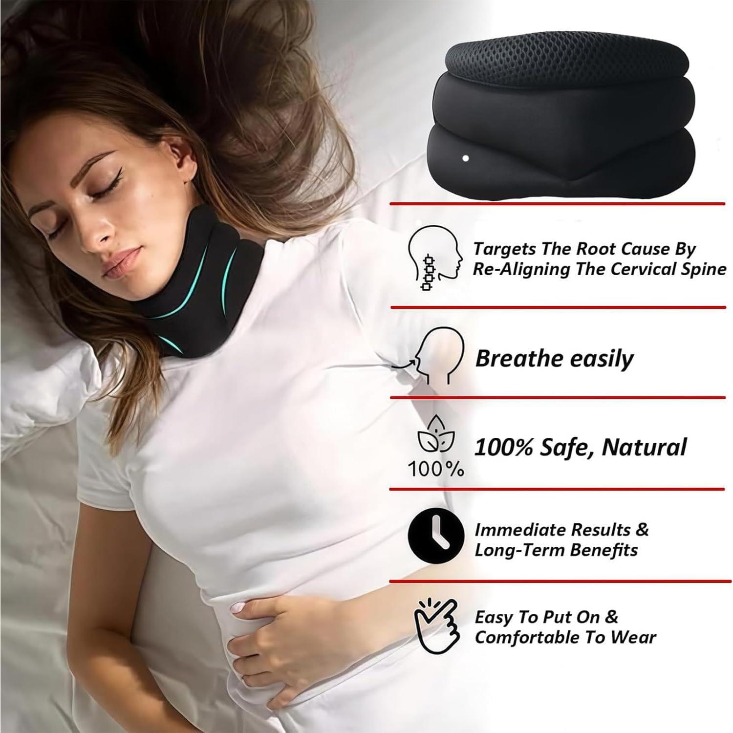 Soporte para el Cuello LAPUOTSP Ajustable Ergonómico Negro