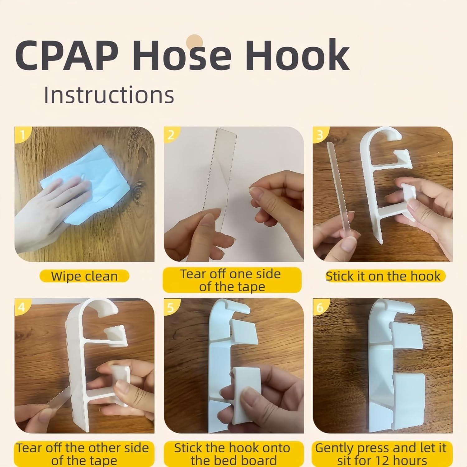 Soporte para Manguera CPAP FAFNA Antienredo Blanco