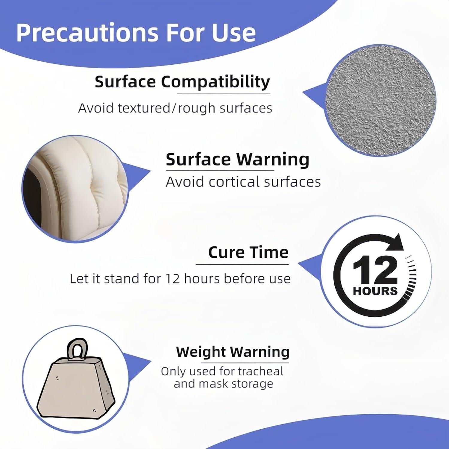 Soporte para Manguera CPAP FAFNA Antienredo Blanco