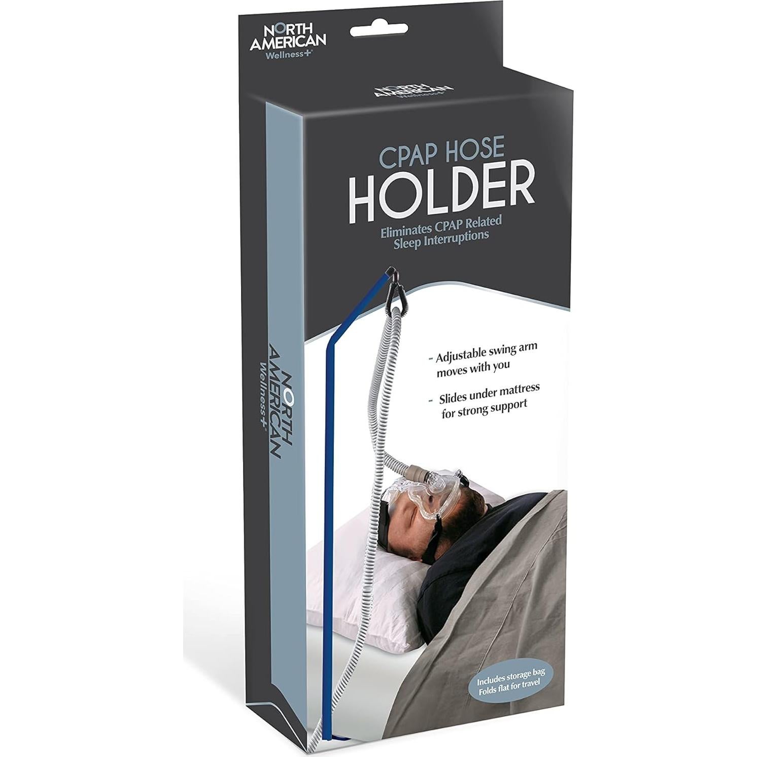 Soporte de Manguera CPAP Jobar JB565 Azul - Compacto y Ajustable