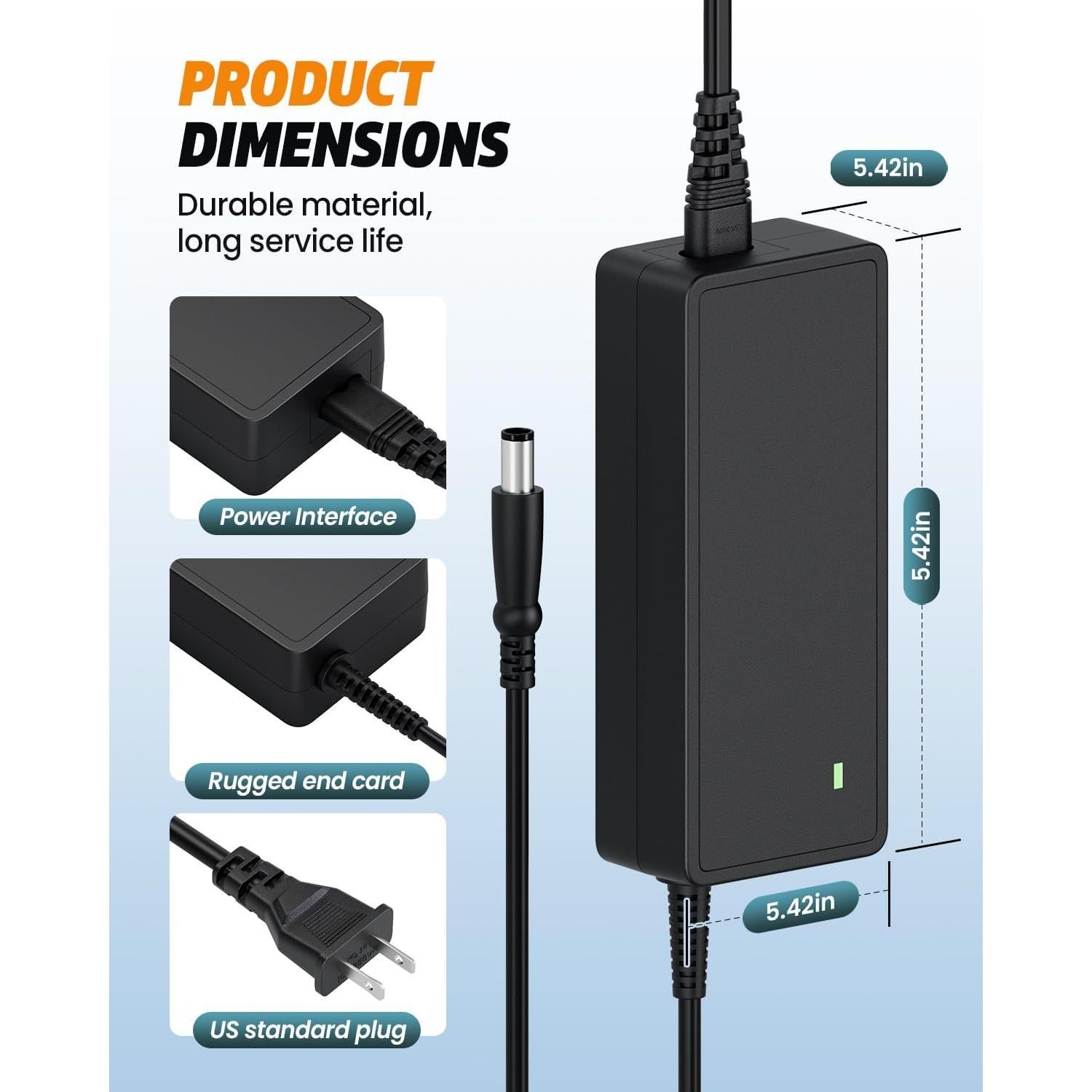 Cable de Alimentación 24V 90W NOJIMU para CPAP ResMed AirSense 10