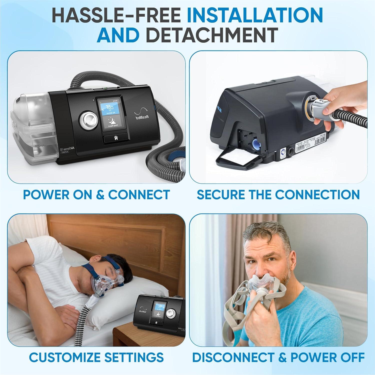 Tubo de Calefacción CPAP Mars Wellness 1.83m - Compatible AirSense 10