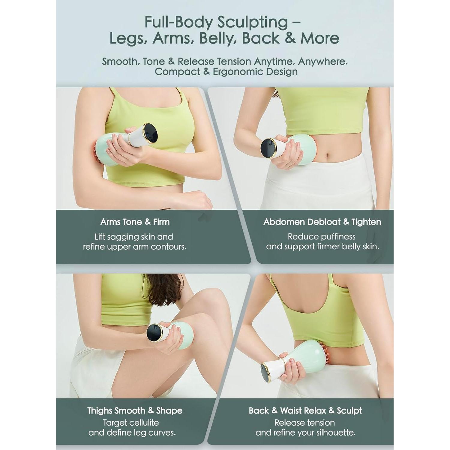 Masajeador Drenaje Linfático FEEJOY 917 con Calor y Vibración