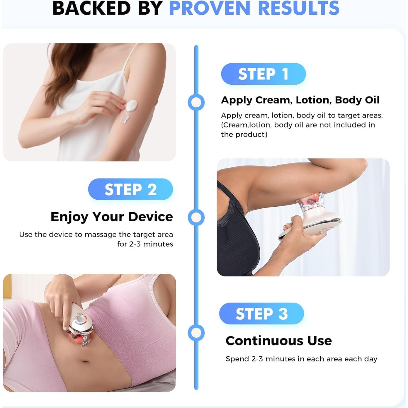 REDLOOK Escultor Corporal 3-en-1 - Masajeador Anticelulitis