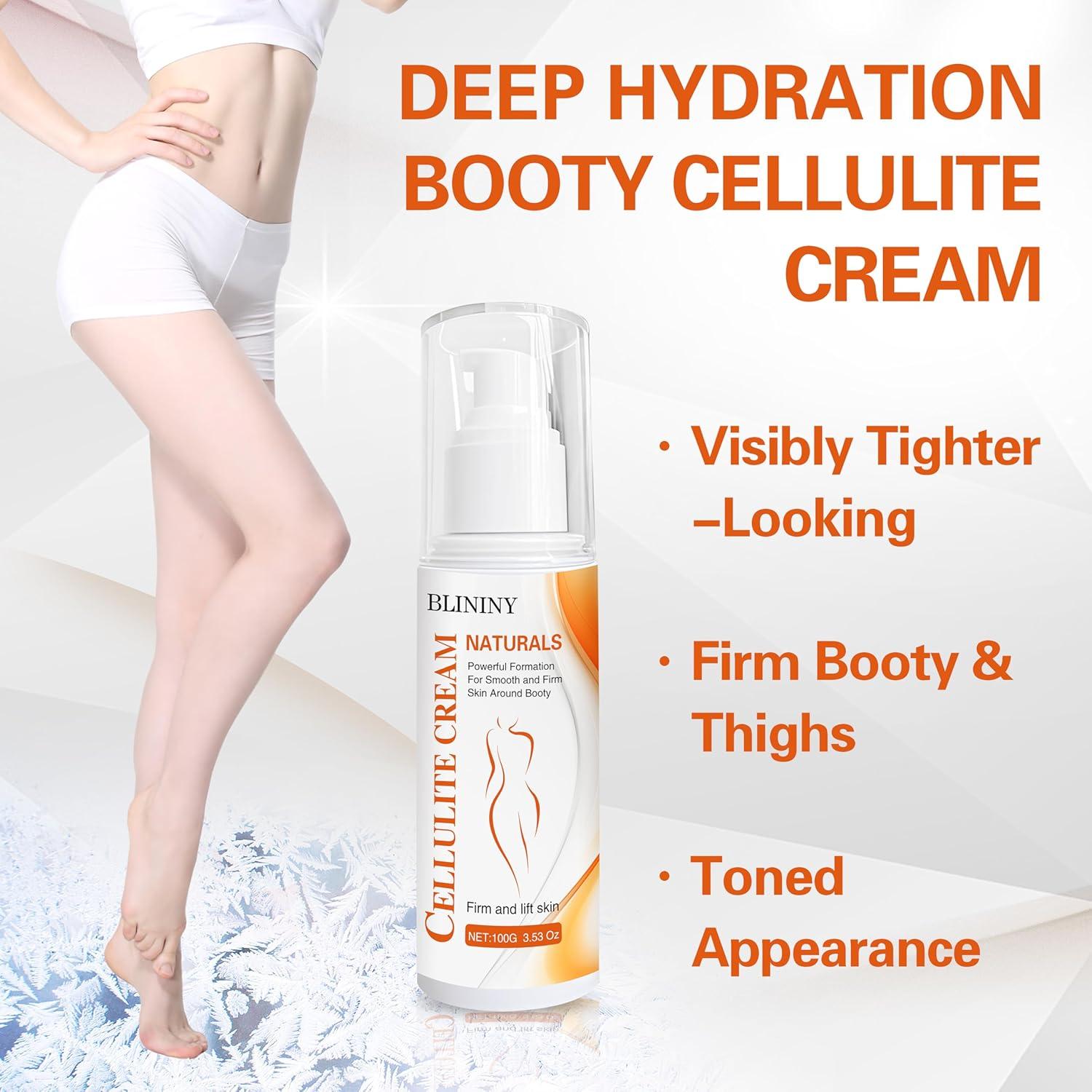 Crema Reafirmante para Celulitis BLININY 100 g - Muslos, Abdomen y Glúteos