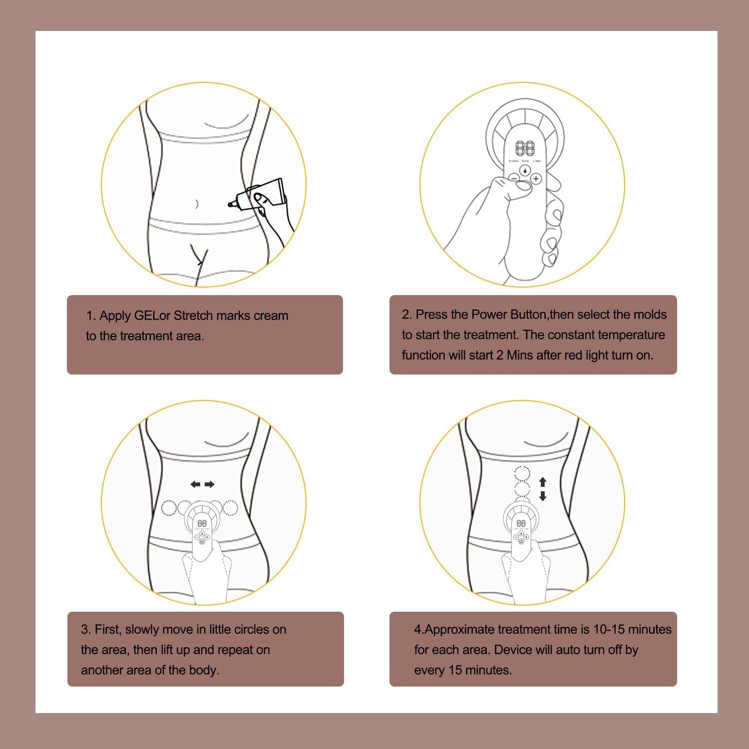 Masajeador de Celulitis CENXIGO Profesional 340g 3 Modos