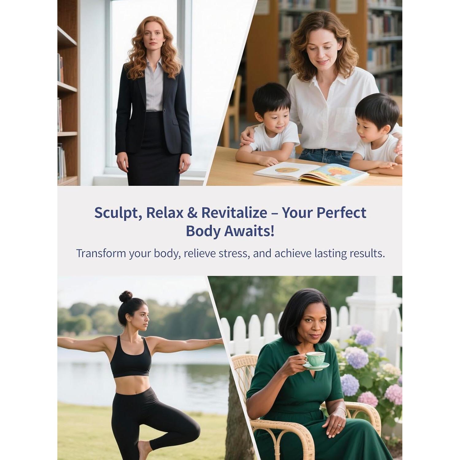 Masajeador Drenaje Linfático Paiaito G05, Anticelulitis, Calor y Vibración