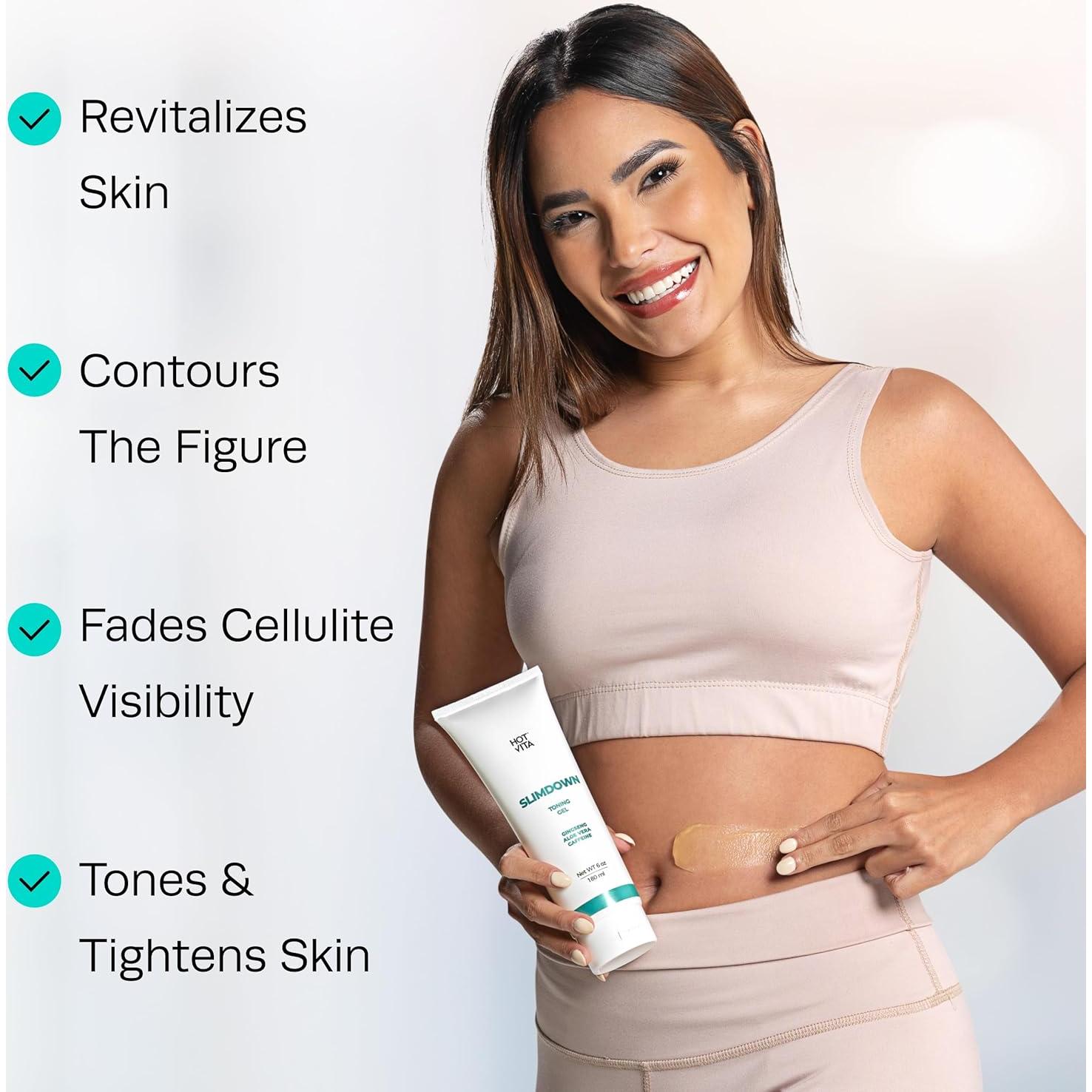 Gel Corporal Hot Vita Slimdown 170g - Anticelulitis y Reafirmante