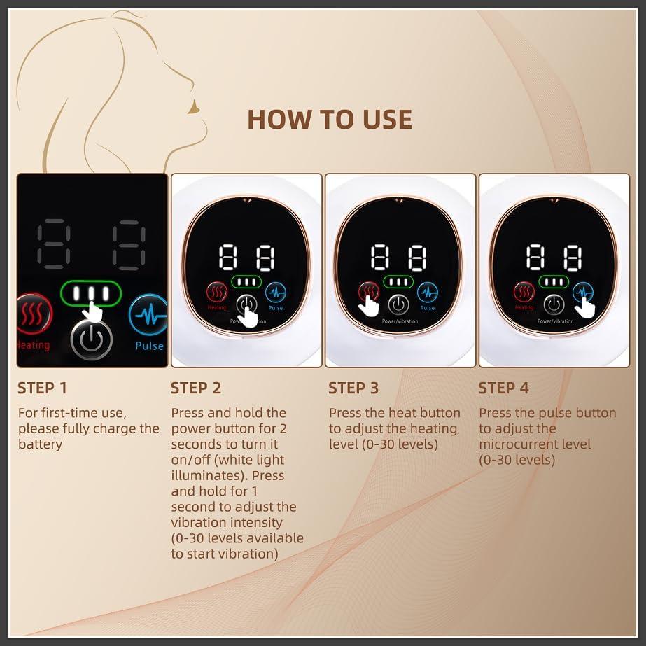 Masajeador Drenaje Linfático Yaumany YW-BM01 30 Niveles