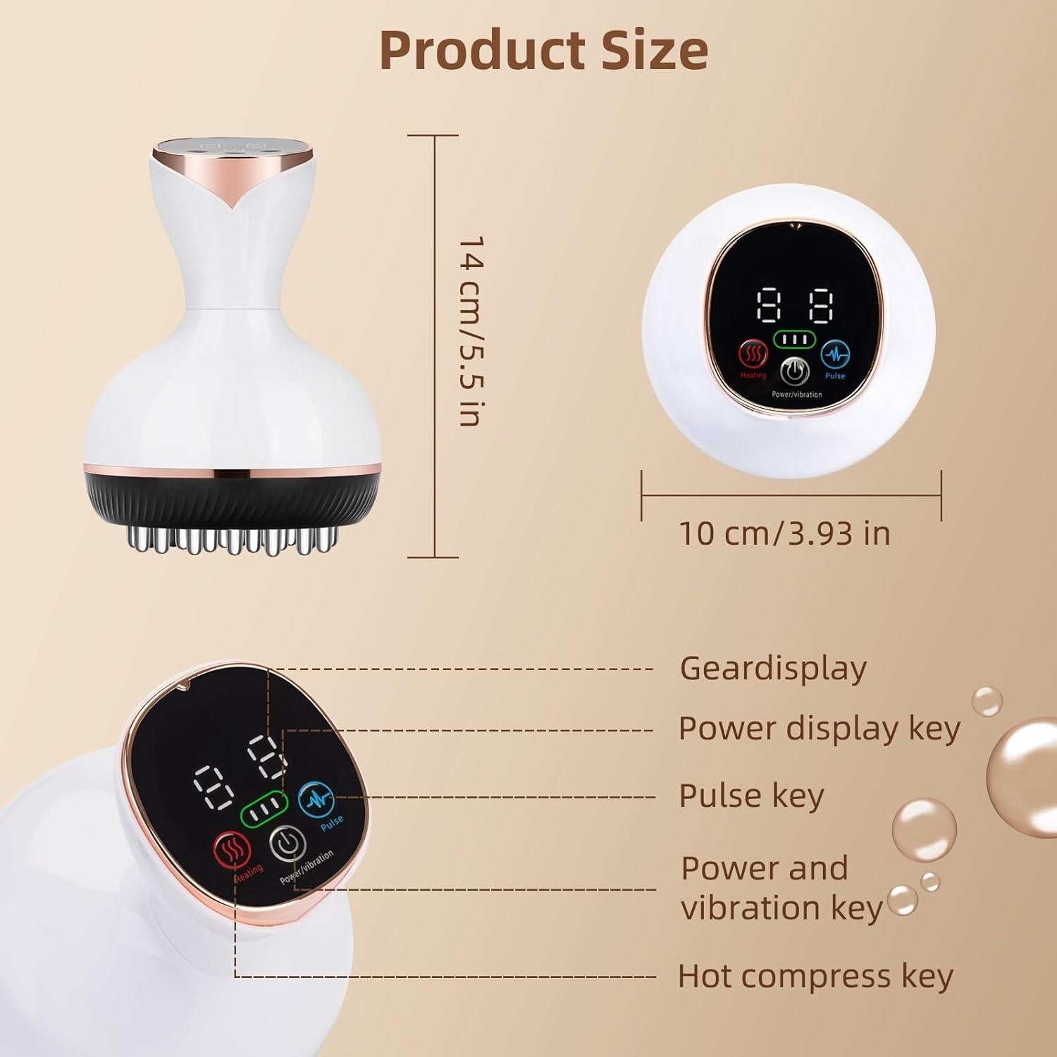 Masajeador Drenaje Linfático Yaumany YW-BM01 30 Niveles