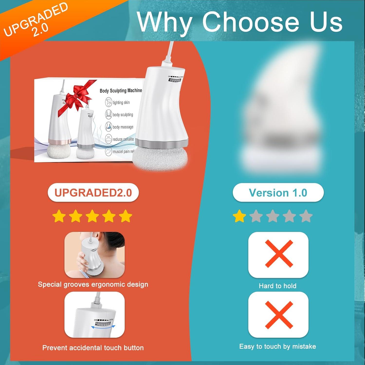 Masajeador Eléctrico de Celulitis ZhanHao con 5 Almohadillas