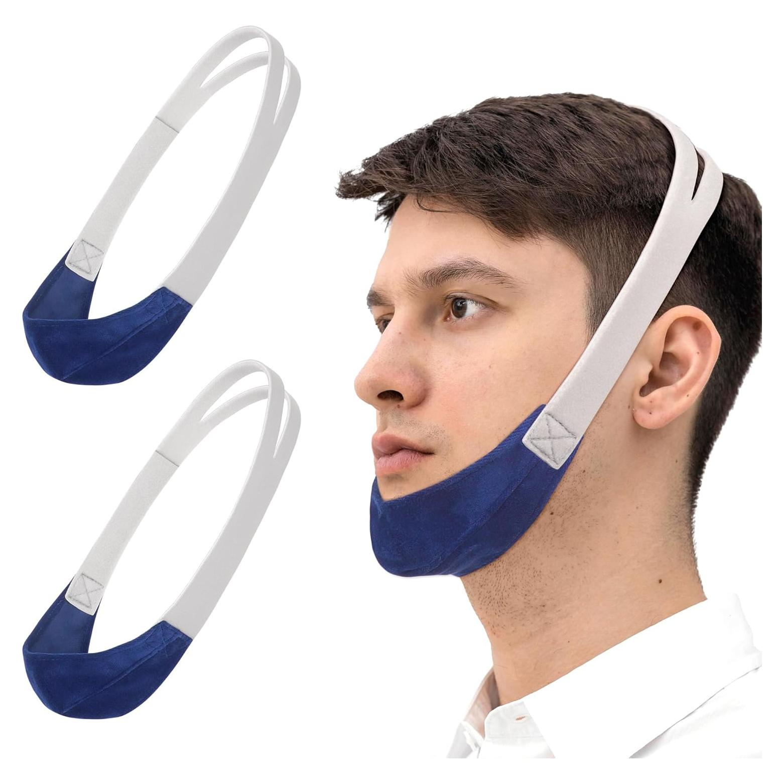 Correas para la Barbilla IDEAR 2 Pcs Anti Ronquidos Transpirables