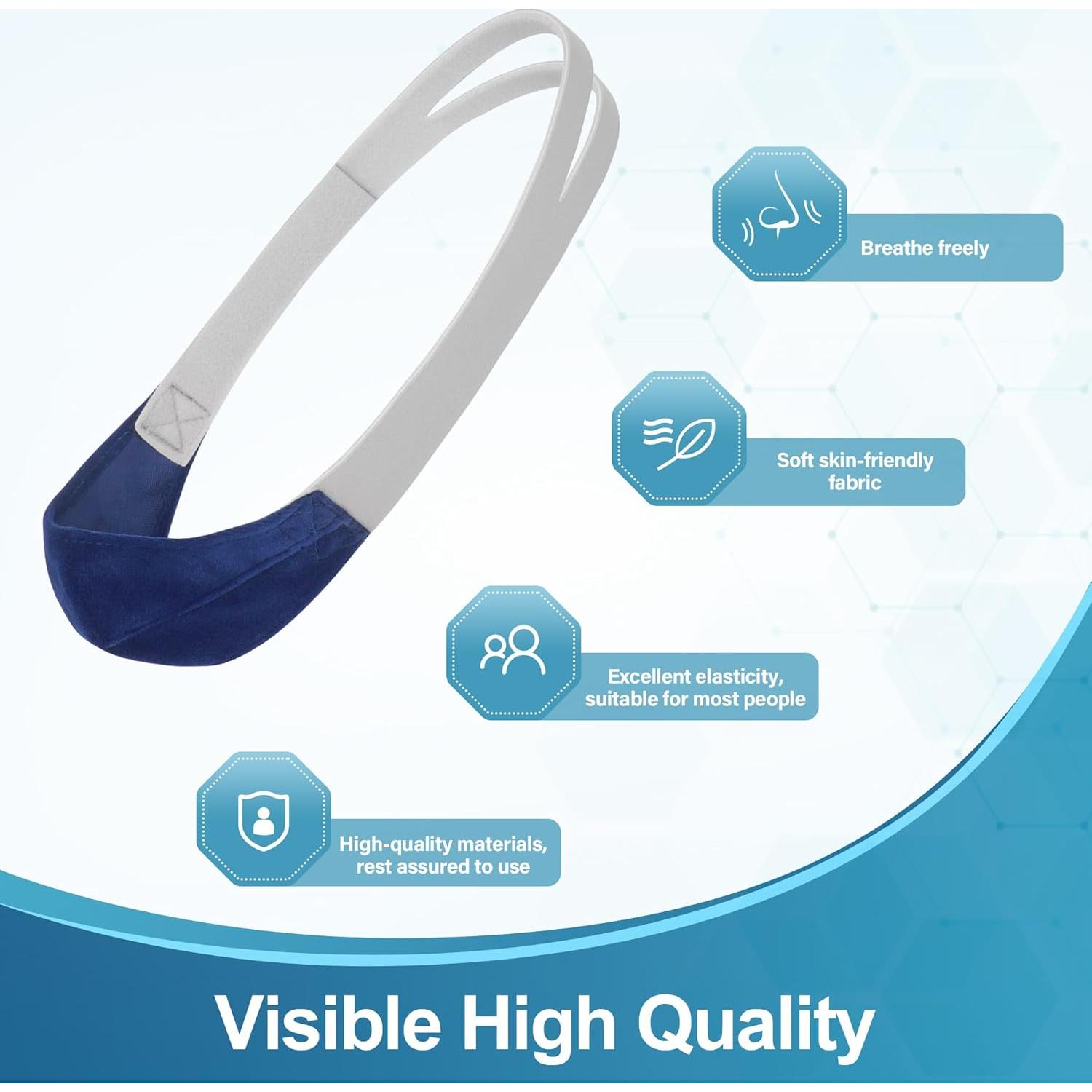 Correas para la Barbilla IDEAR 2 Pcs Anti Ronquidos Transpirables