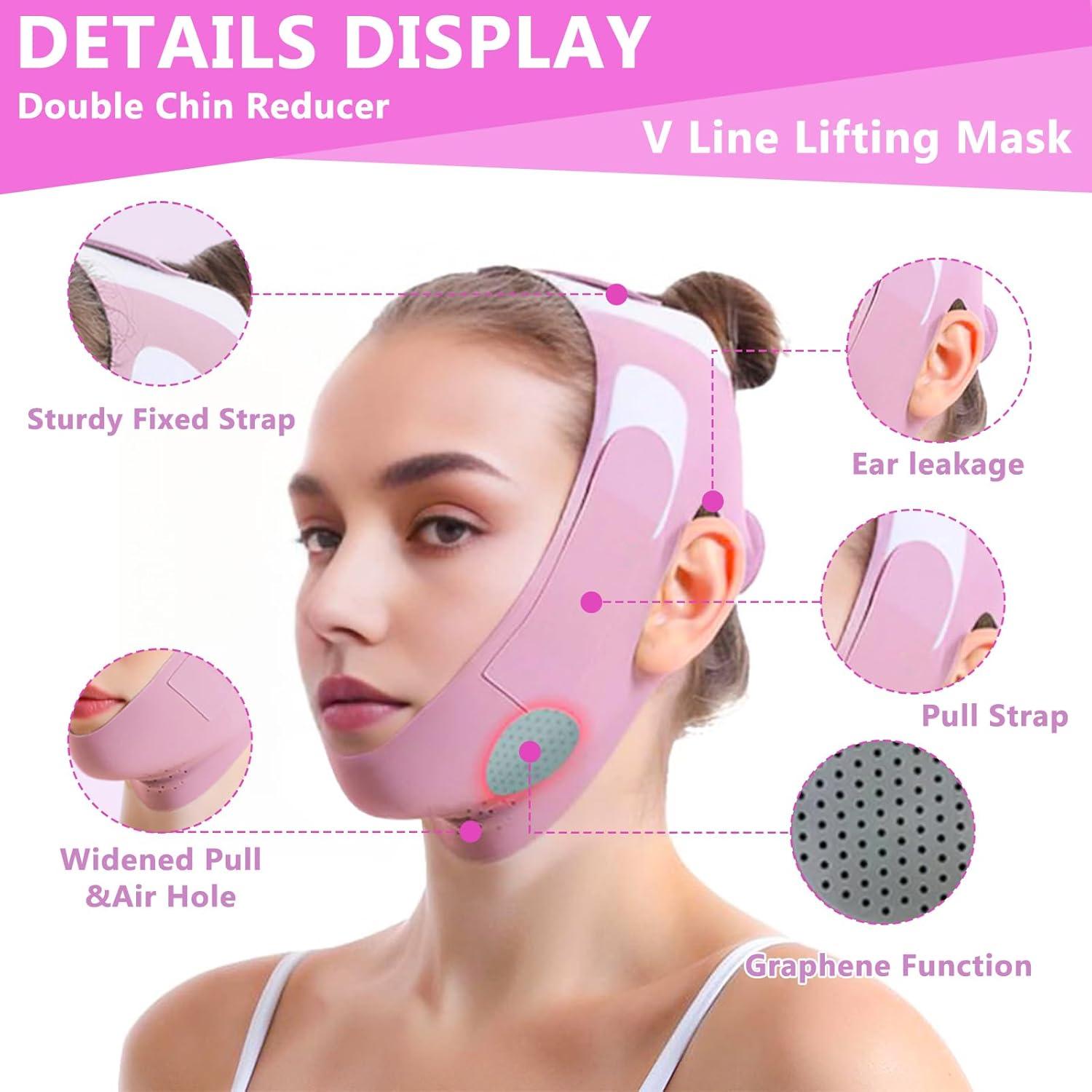 Correa Facial Reutilizable FGNL para Doble Mentón - Grafeno