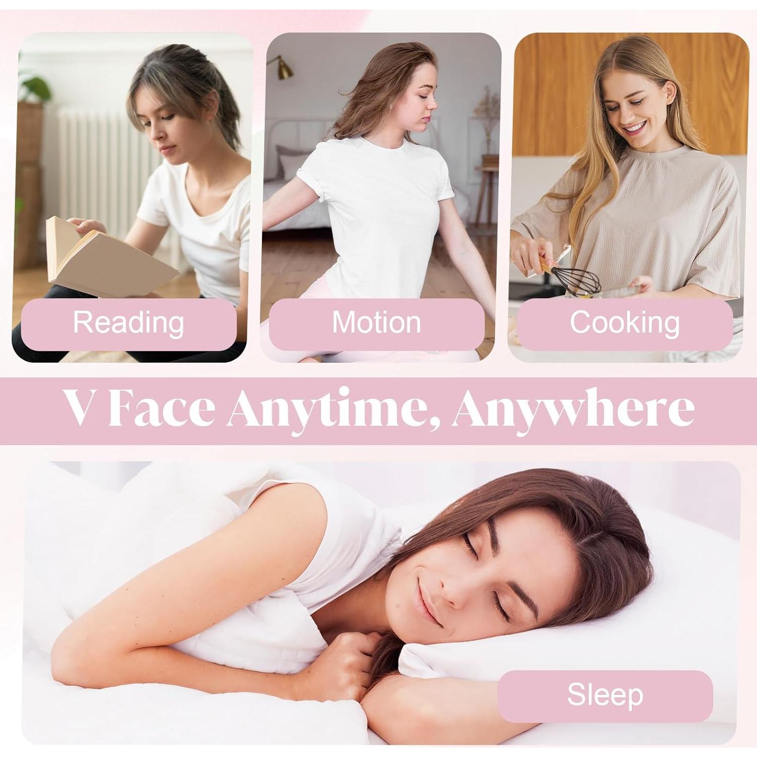 Correa Facial Ajustable Hpmjz Máscara Levantamiento V Reutilizable