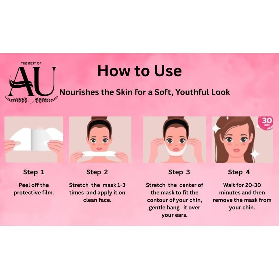Máscara de Levantamiento V The Best Of AU - Reductor de Papada Hidrogel
