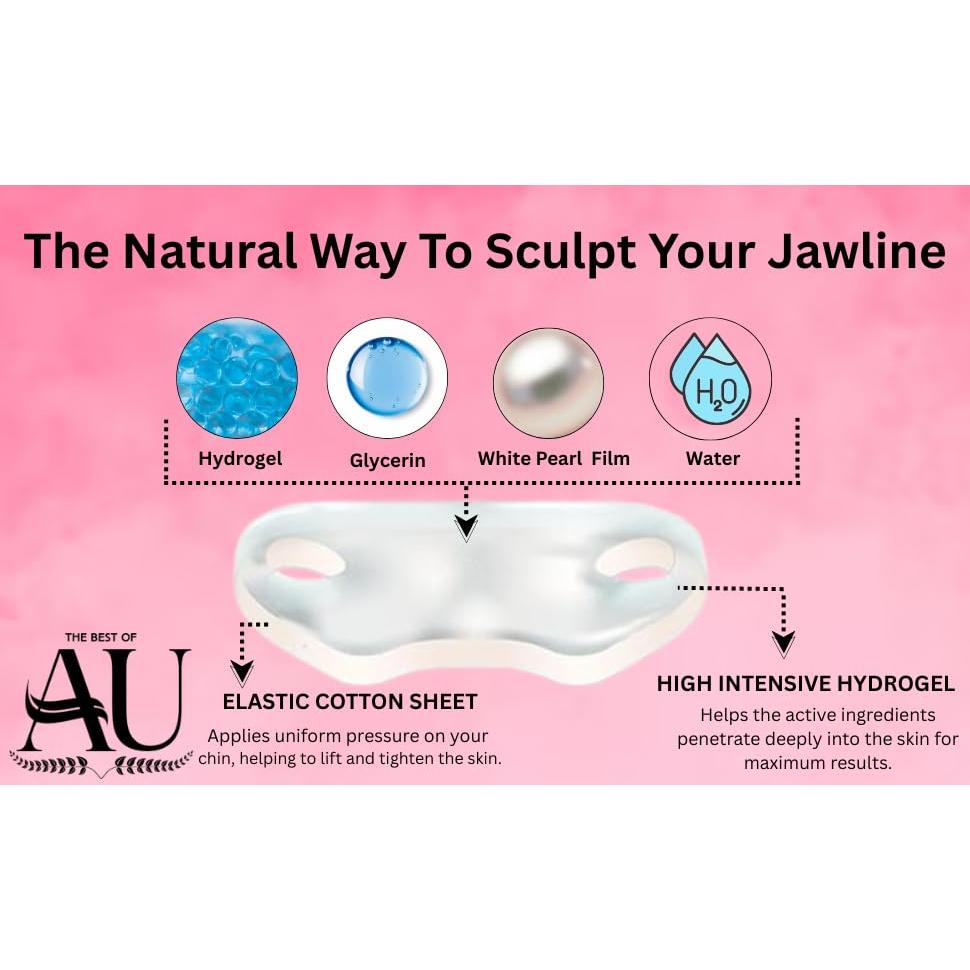 Máscara de Levantamiento V The Best Of AU - Reductor de Papada Hidrogel