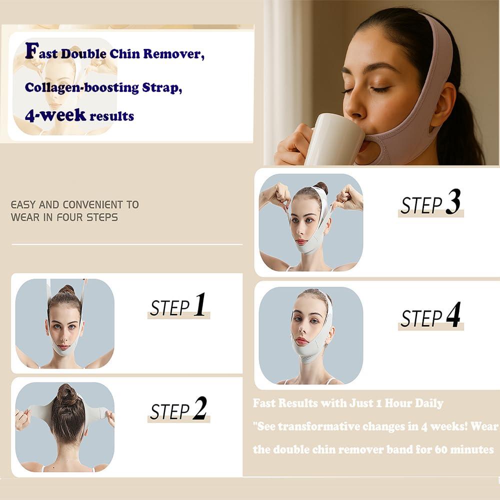 Correa Facial Ajustable Godmony para Doble Barbilla y Elevación