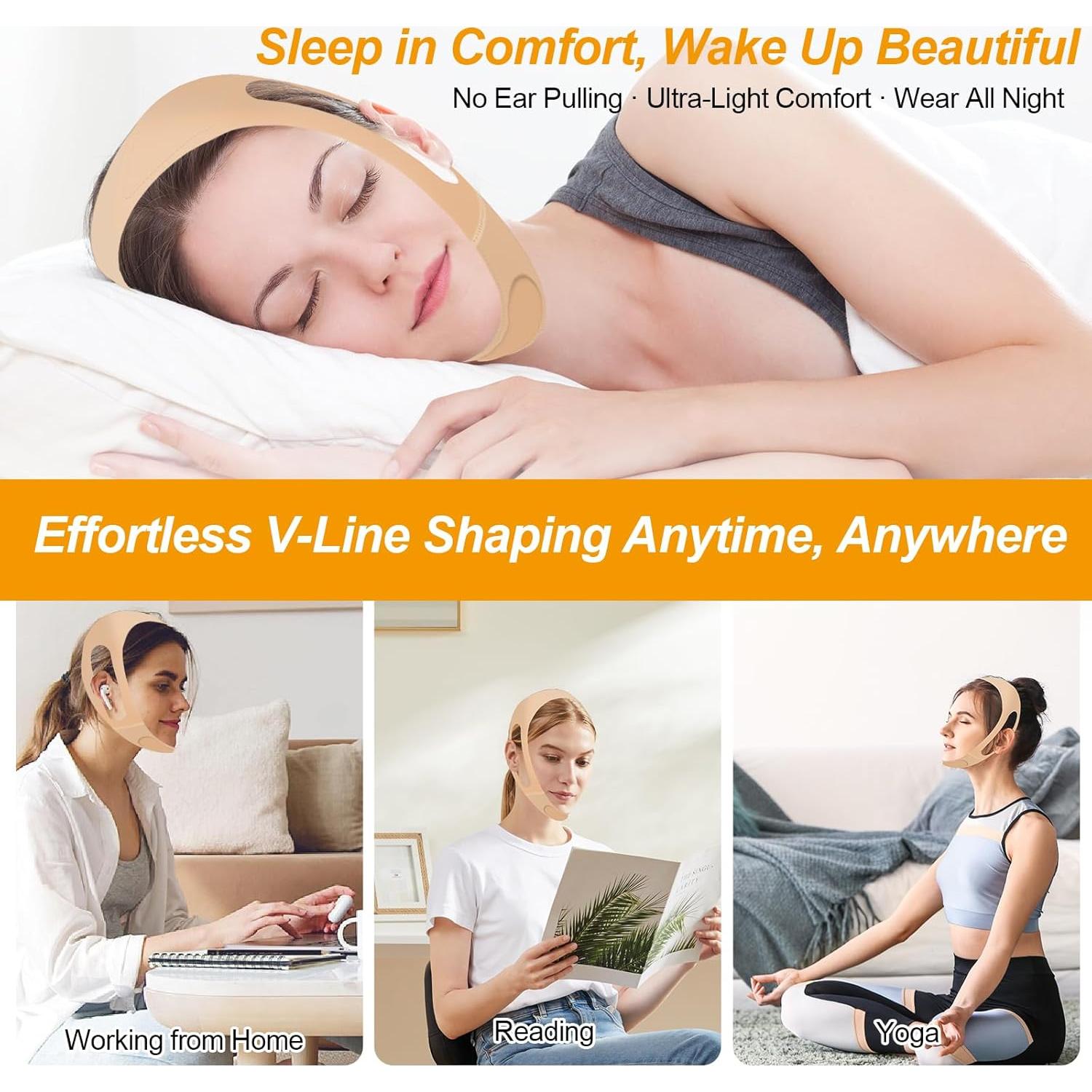 Mascarilla de Levantamiento Facial Racgrul con Almohadilla U