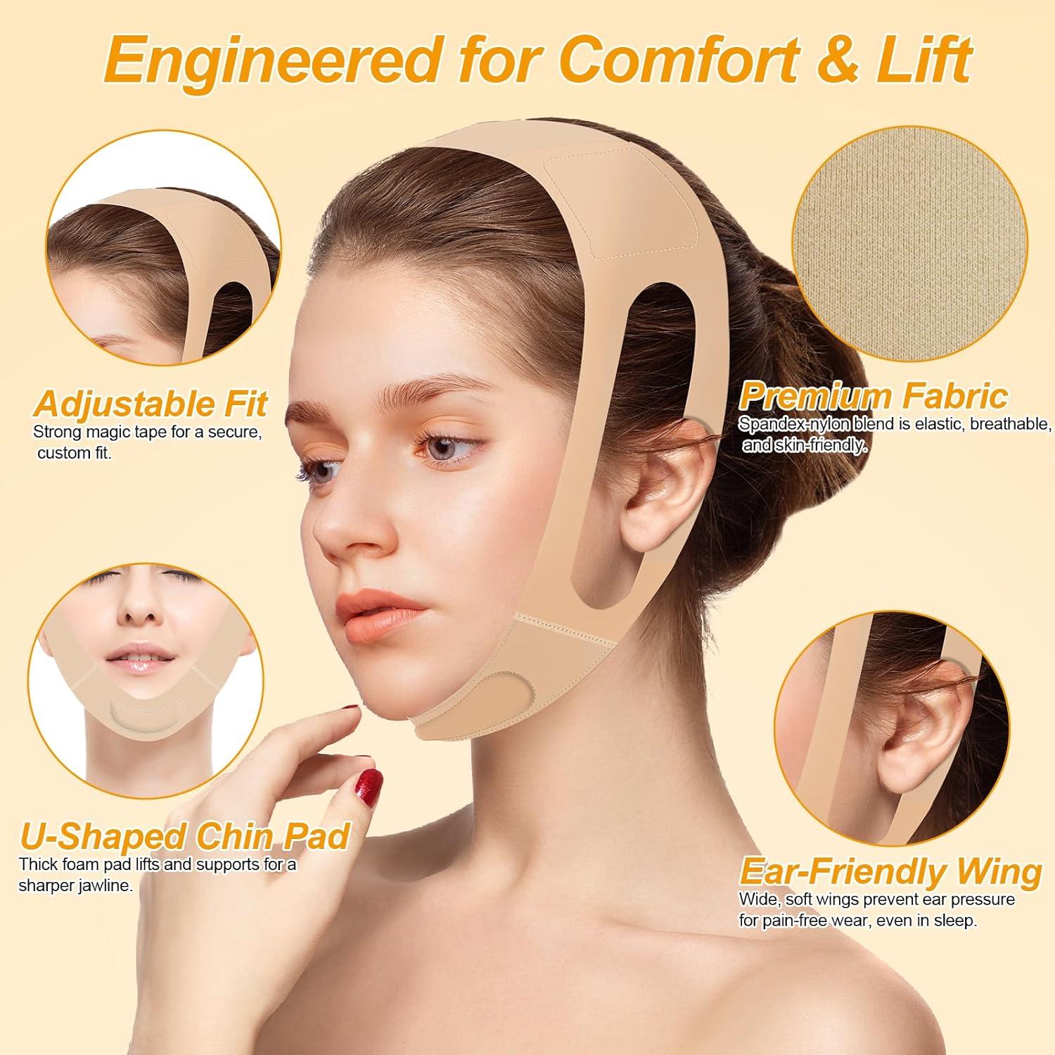 Mascarilla de Levantamiento Facial Racgrul con Almohadilla U