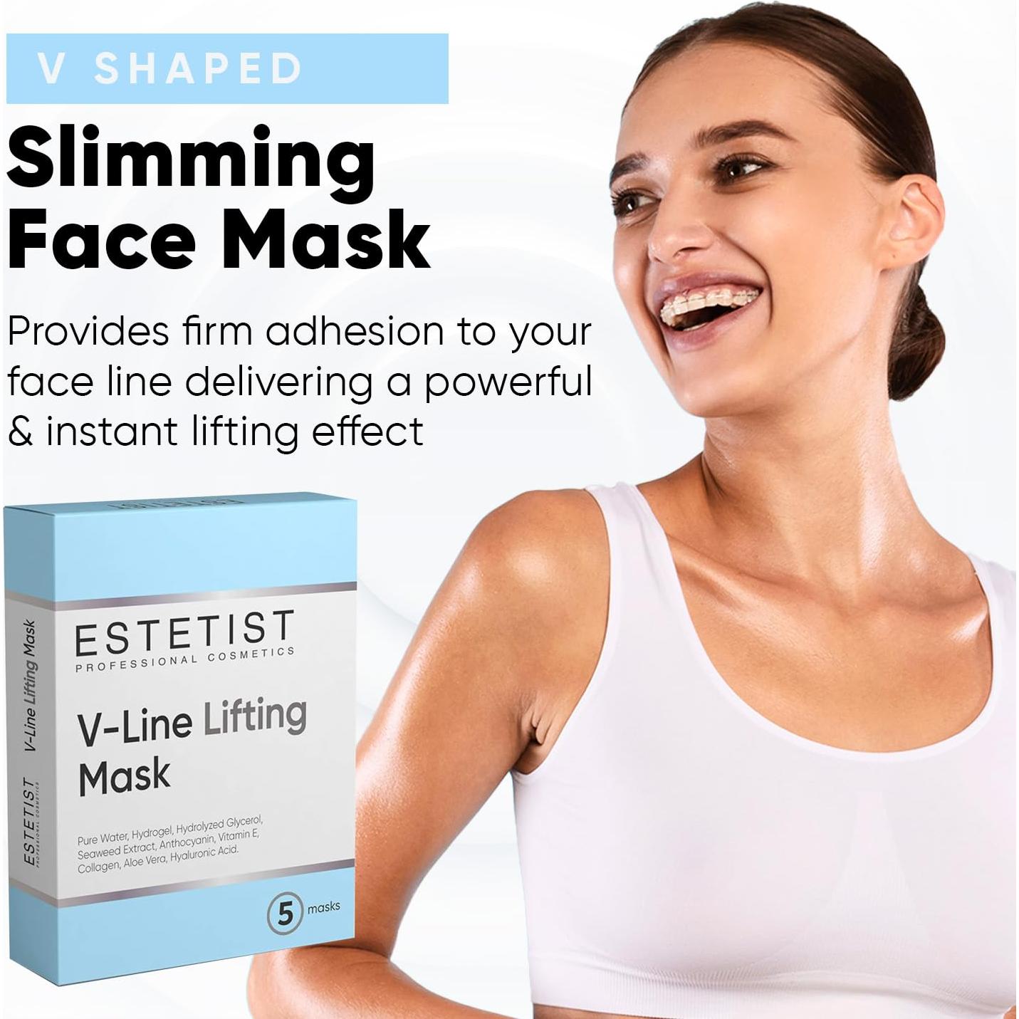 Máscara V Line Reafirmante ESTETIST - Paquete de 5 Unidades