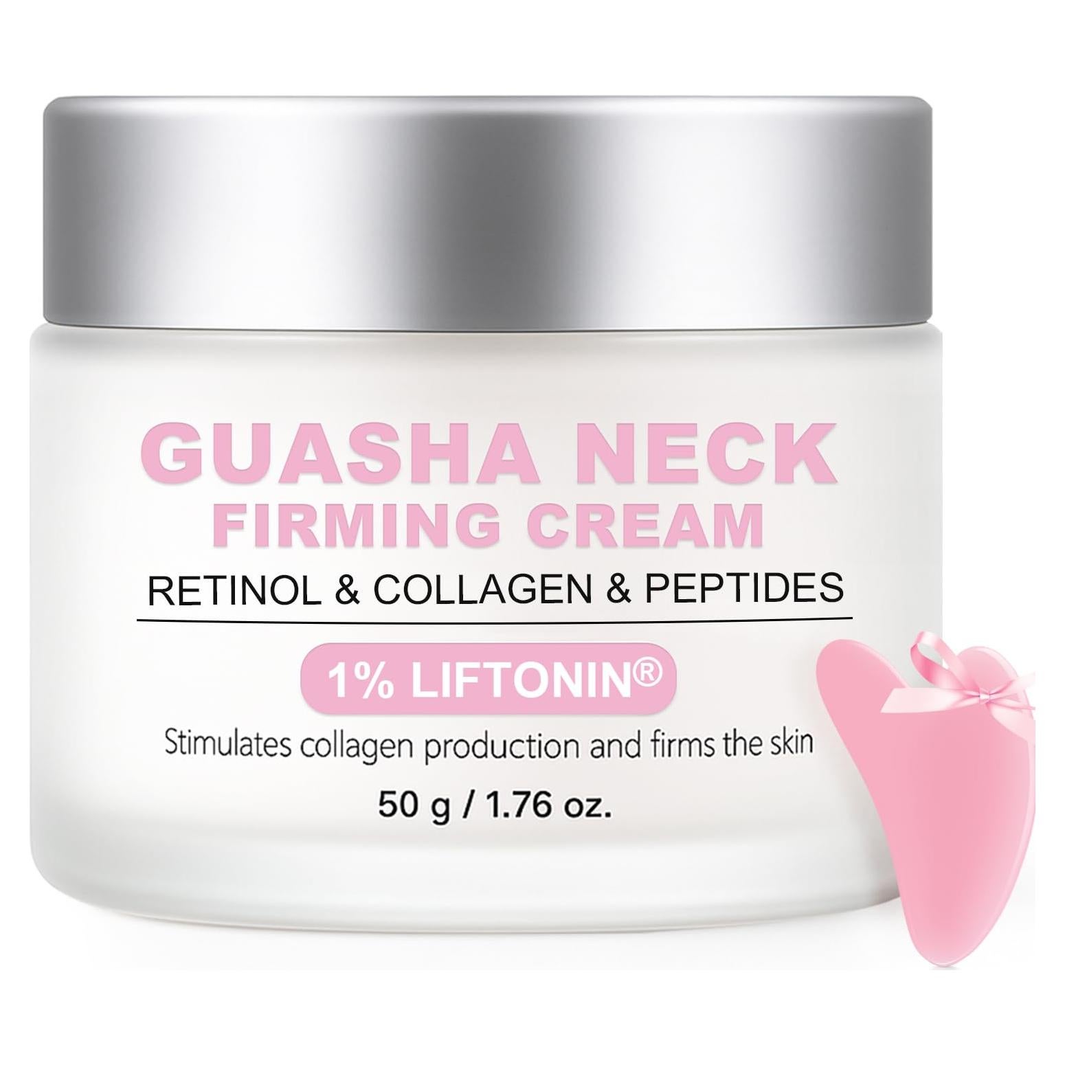 Crema Reafirmante para el Cuello Solivetta 50g con Gua Sha