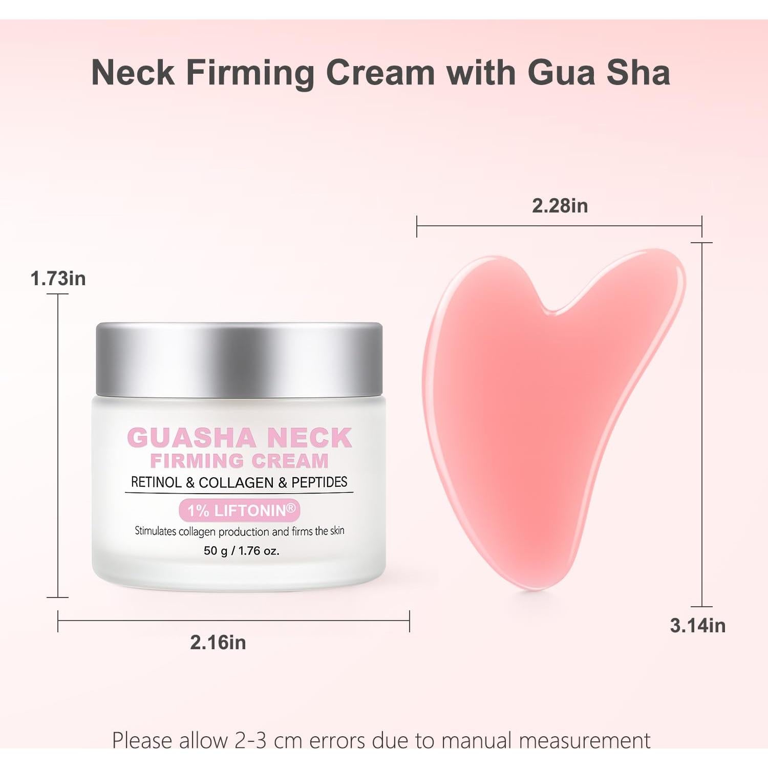 Crema Reafirmante para el Cuello Solivetta 50g con Gua Sha