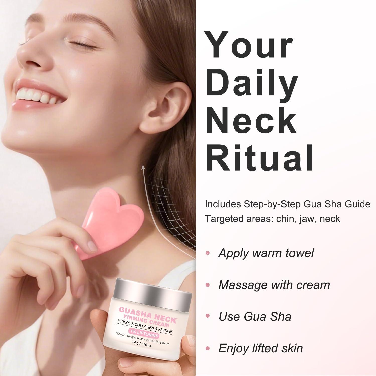 Crema Reafirmante para el Cuello Solivetta 50g con Gua Sha