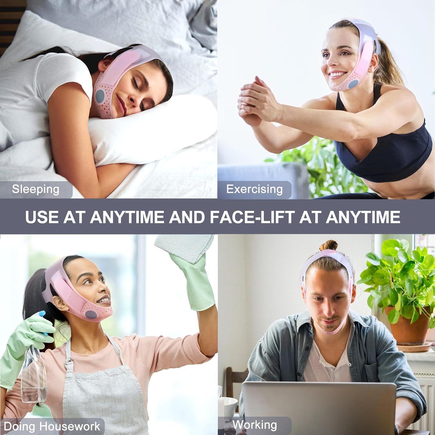 Correa Reductora de Doble Papada Ajustable Unisex - GanZhou