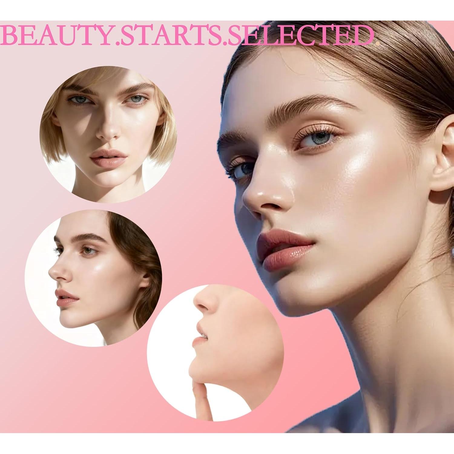 Correa de Elevación Facial ADRUITE en V Rosa - Modelador de Mandíbula