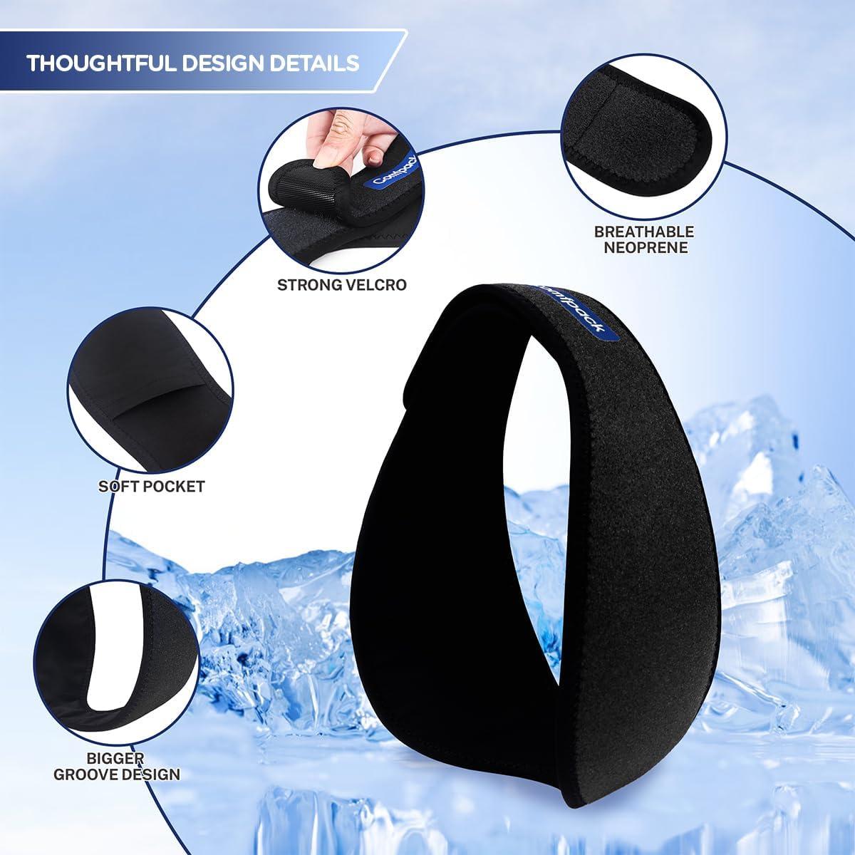 Compresa de Hielo Facial Comfpack con 4 Paquetes de Gel Reutilizables