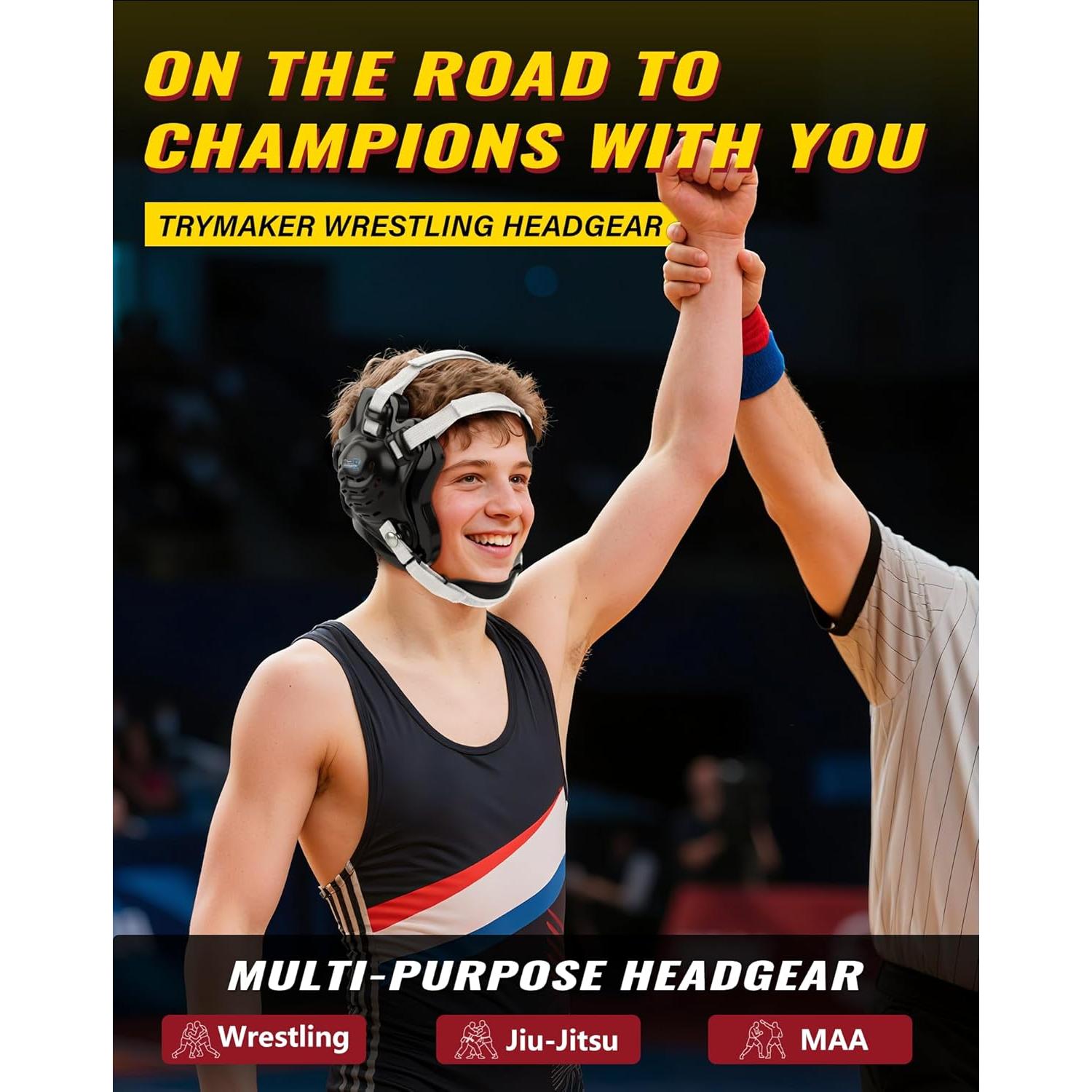 Equipo de Lucha Trymaker CK con Protector de Oído Doble Capa