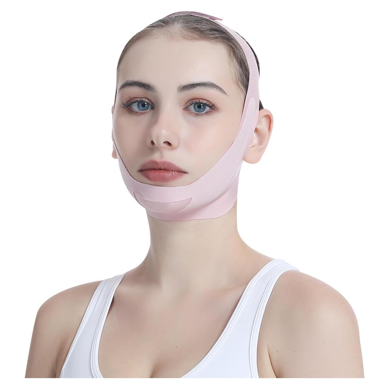 Cinta Elevadora Facial V BOBOAR para Doble Papada - Transpirable