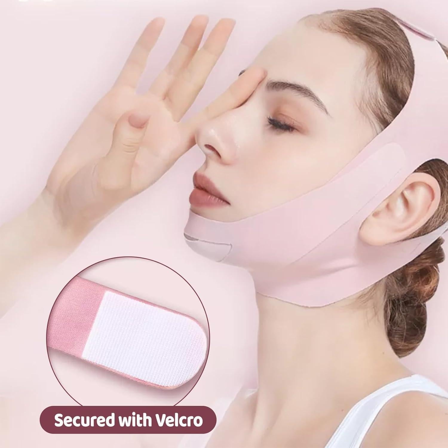 Cinta Elevadora Facial V BOBOAR para Doble Papada - Transpirable