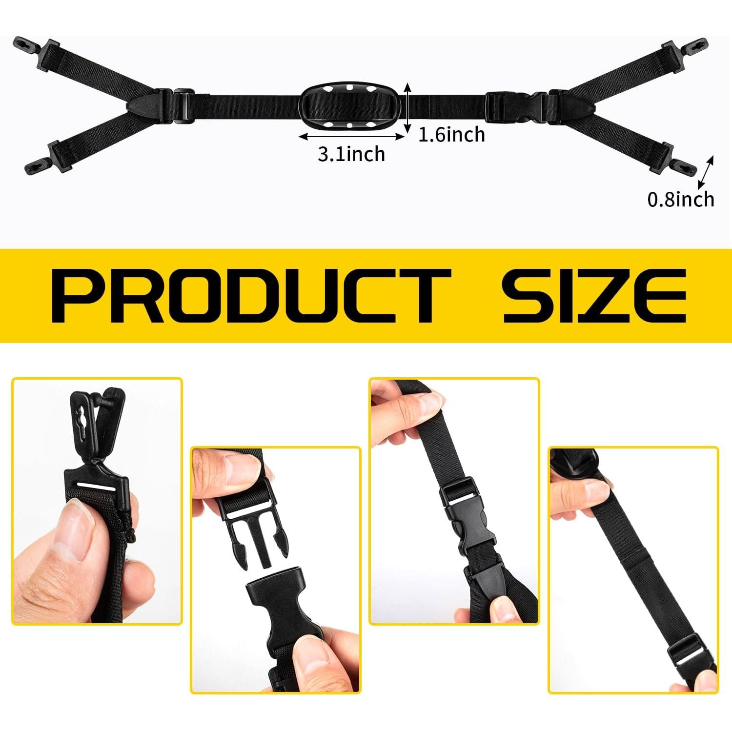 4 Correas de Barbilla Elásticas para Casco Universal BNJZWJJ