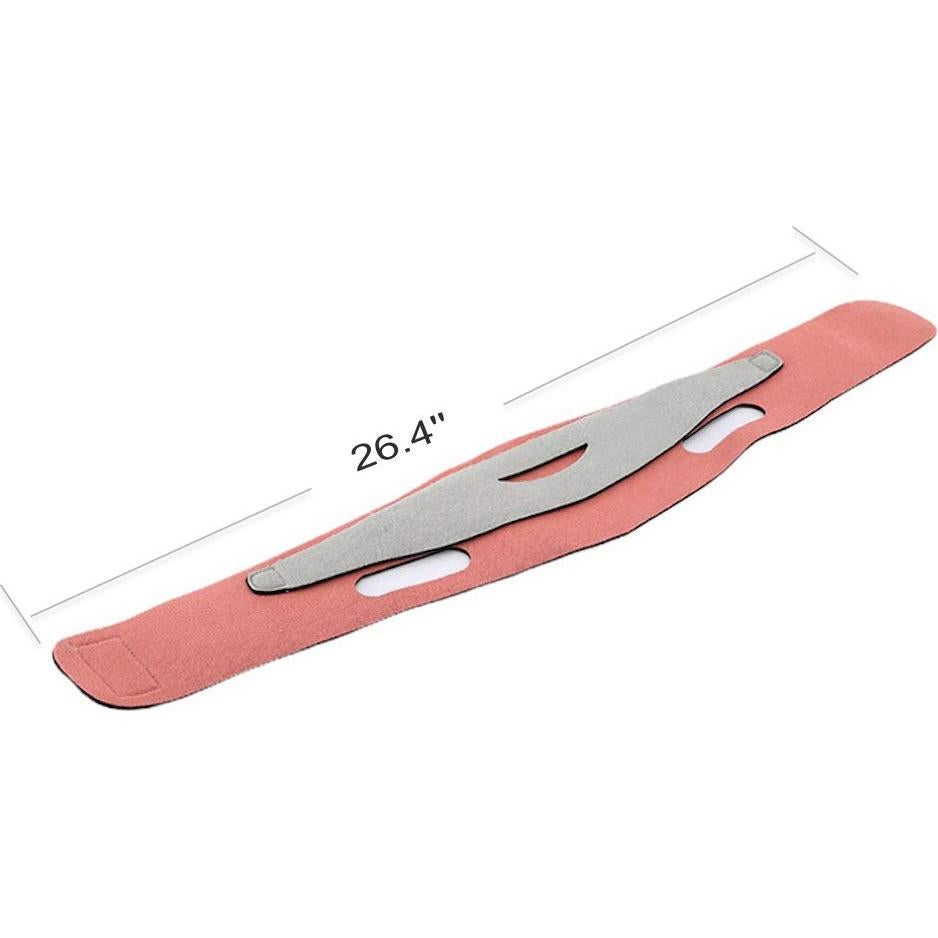 Reductor de Papada VINAIDA - Cinturón Facial Ajustable Naranja