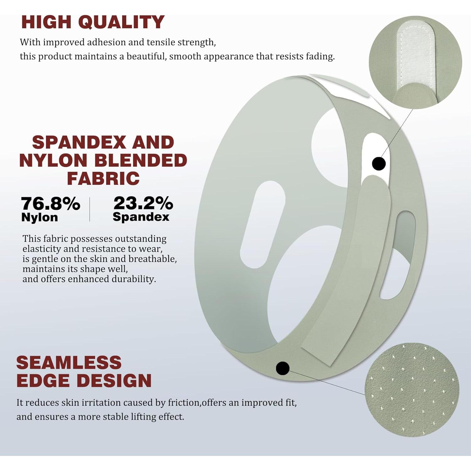 Correas para Barbilla Anti-Ronquidos WUSHXI - Ajustables y Transpirables