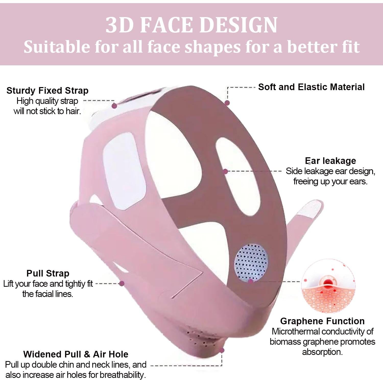 Correa de Mentón V-Line LAB HAIRS - Mascarilla Reutilizable Verde