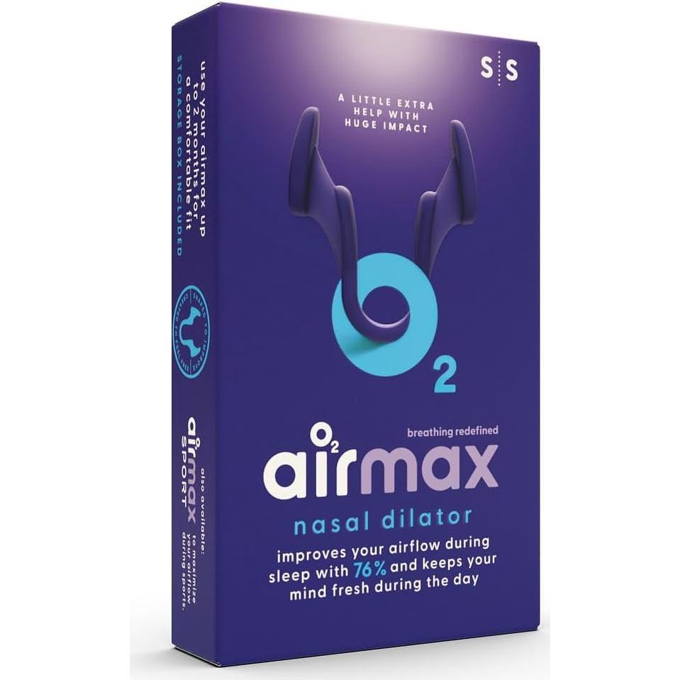 Dilatadores Nasales Airmax Pequeños - Alivio Ronquidos 76% Flujo