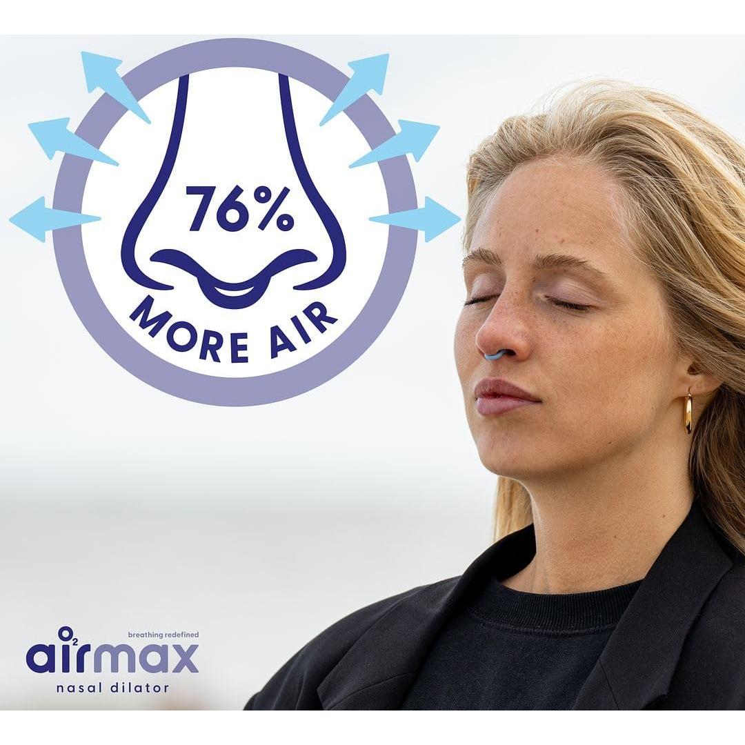 Dilatadores Nasales Airmax Pequeños - Alivio Ronquidos 76% Flujo