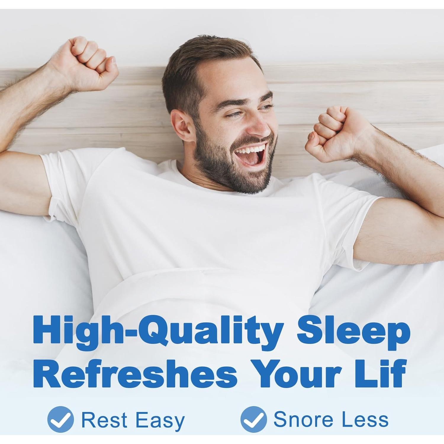 Correa para Barbilla Anti Ronquidos AIR BLOW Ajustable con Máscara