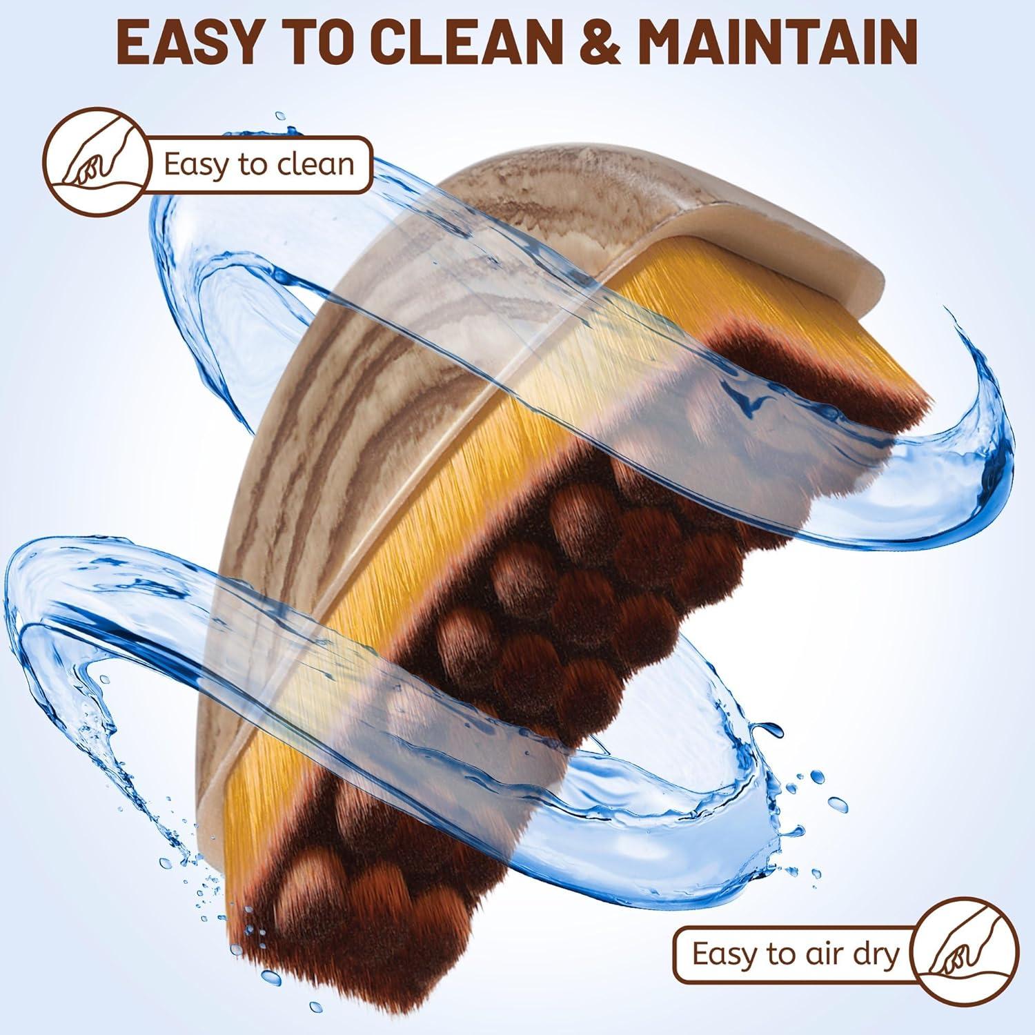 New Lymphatic Contour Face Brush,Lymphatic Drainage Massager for Chin & Neck,Ultra-Soft Bristles Suitable for All Skin Types,Portable Ergonomic Beauty Tool with Travel Case（1 Pcs）